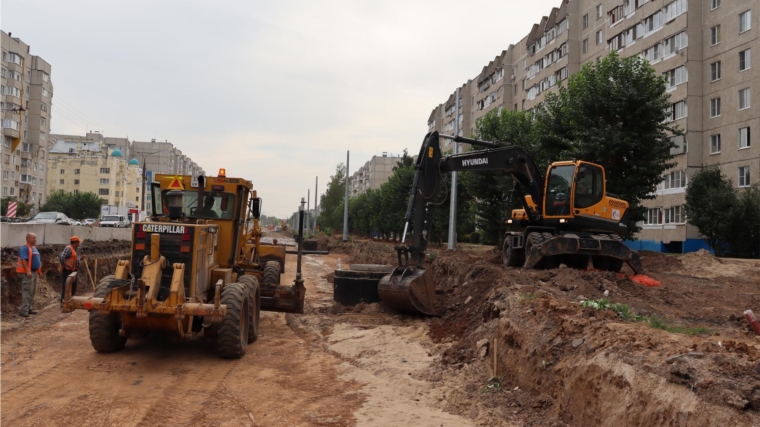 В Чебоксарах проверен ход работ на ремонте и реконструкции дорожных объектов