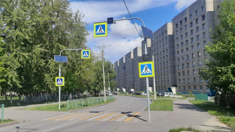 В двух местах города Чебоксары установлены новые светофоры